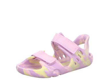 SUPERFIT piankowe sandałki do wody barefoot Splash-S Lila / Gelb