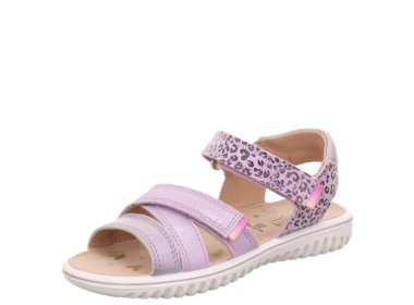 SUPERFIT dziewczęce sandałki Sparkle Lila