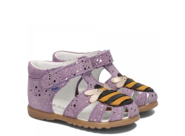 Sandałki Ameko Pierwsze Kroczki Bee Lilac