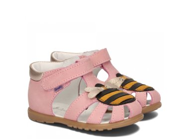 Sandałki Ameko Pierwsze Kroczki Bee Różowy