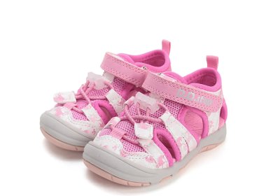 DD Step sportowe szybkoschnące sandały dziewczęce Hot Pink