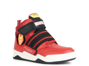 GEOX Marvel czerwone sneakersy J Perth Boy Iron Man