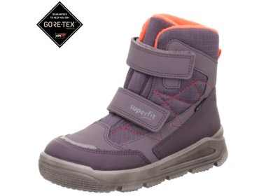 Buty zimowe Superfit MARS Lila / Orange z membraną GoreTex