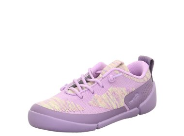 Superfit lekkie i przewiewne wsuwane buty sportowe Barefoot Vento Lila