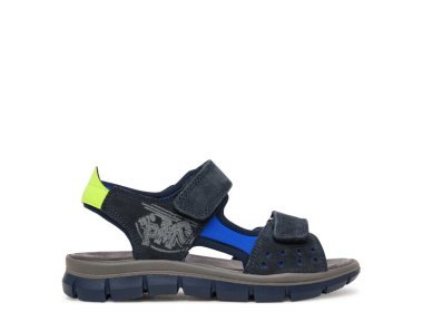 Primigi granatowe sandały dla chłopca z elastyczną podeszwą