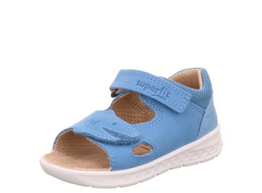 Lekkie i elastyczne sandałki SUPERFIT Lagoon Hellblau