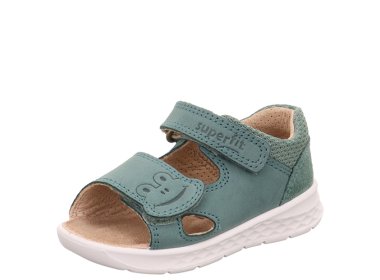 Lekkie i elastyczne sandałki SUPERFIT Lagoon Grun