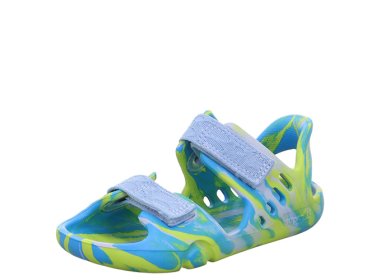 SUPERFIT piankowe sandałki do wody barefoot Splash-S Turkis / Hellgrun