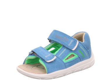 Pierwsze Sandałki Superfit Nino Hellblau / Grun
