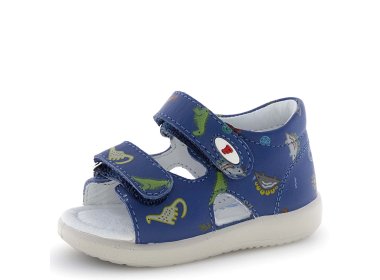 Naturino Falcotto dziecięce Sandały New River Azure Dinozaur