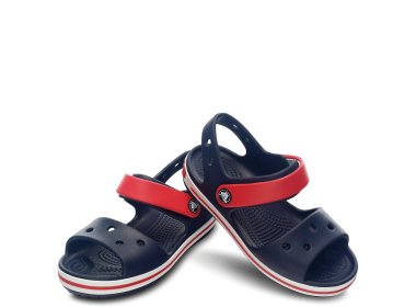Crocband Sandal Kids Navy / Red