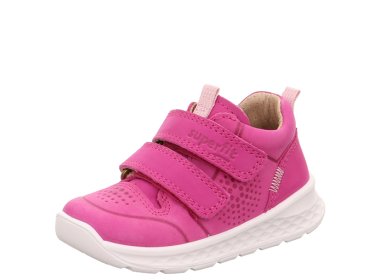 Superfit lekkie i elastyczne dziewczęce półbuty BREEZE Pink / Rosa