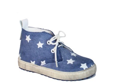 Emel skórzane sznurowane trzewiki w gwiazdki E 2485