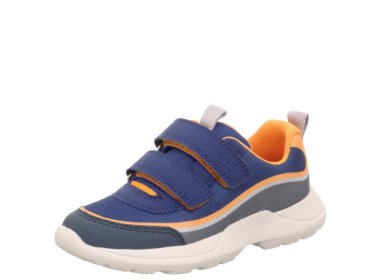 SUPERFIT lekki buty sportowe dla dzieci RUSH Blau / Orange