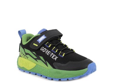 PRIMIGI lekkie czarno-zielone buty sportowe z membraną GoreTex