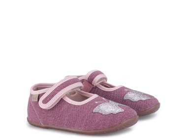 Kapcie Emel barefoot z motylkiem