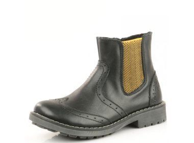 Emel ocieplane czarne buty przejściowe