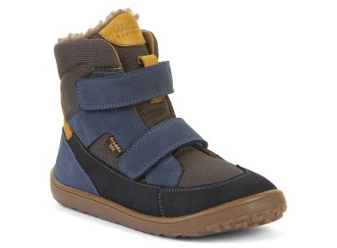 Froddo Wodoodporne zimowe Trzewiki Barefoot Up Tex Winter Denim