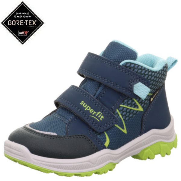 Superfit ocieplane buty z membraną GoreTex Jupiter Blau/Hellgrun