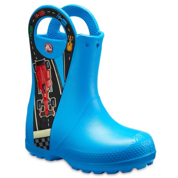 Handle It Graphic Boots Ocean