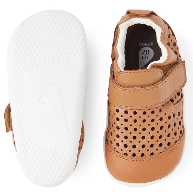 Bobux pierwsze buty Xplorer Go Punch Caramel - obrazek 3