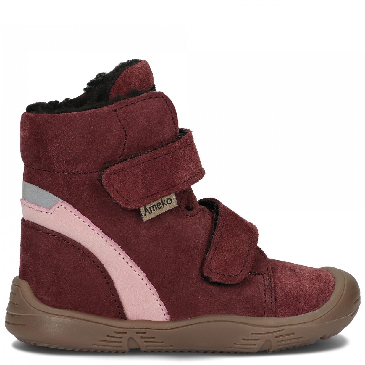 Lekkie i ciepłe buty zimowe dla dzieci AMEKO Dudu Ruby - obrazek 3