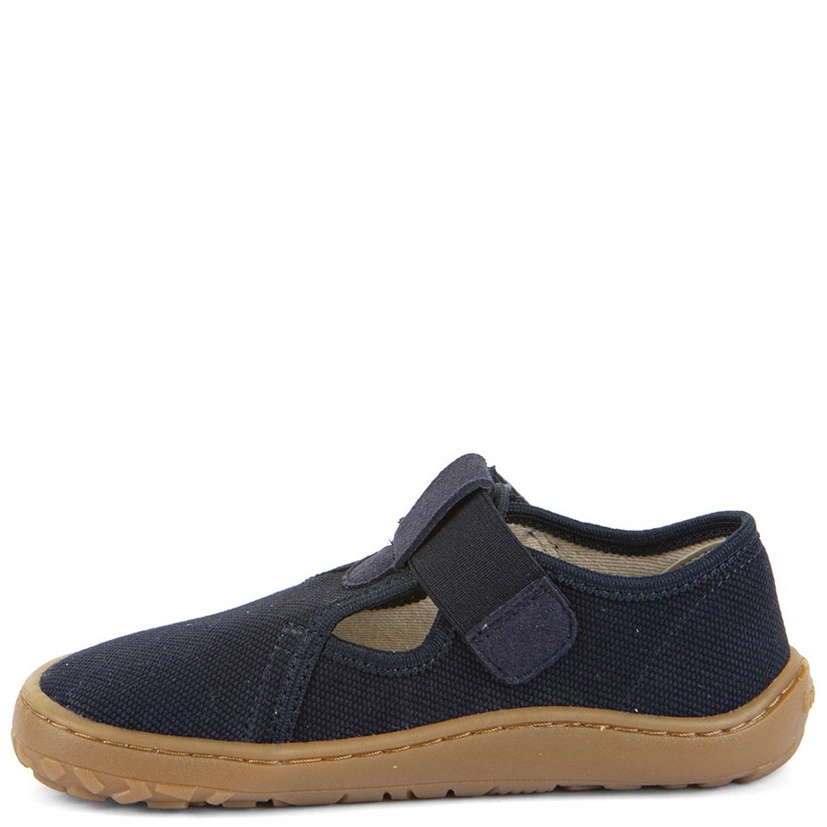 Froddo tenisówki/kapcie Barefoot Canvas T-Bar Dark Blue - obrazek 3