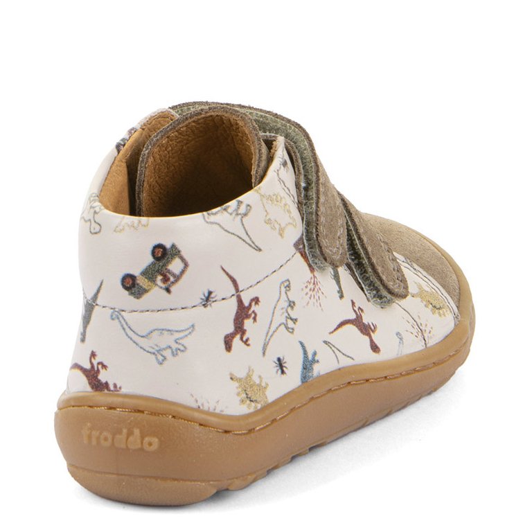 Froddo buty Barefoot First Step Beige w dinozaury - obrazek 5