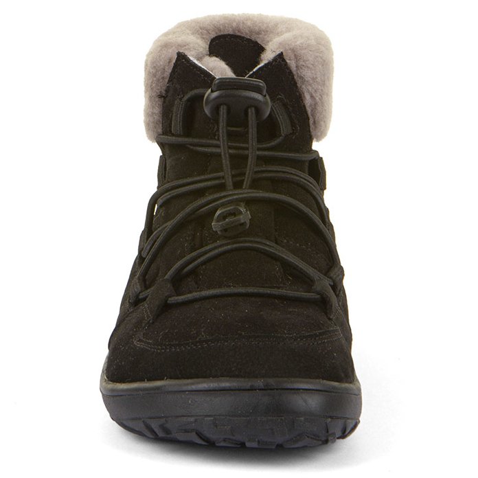 Froddo Wodoodporne zimowe Trzewiki Barefoot Up Furry Tex Black - obrazek 4