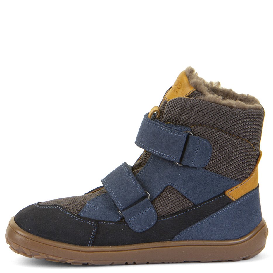Froddo Wodoodporne zimowe Trzewiki Barefoot Up Tex Winter Denim - obrazek 3