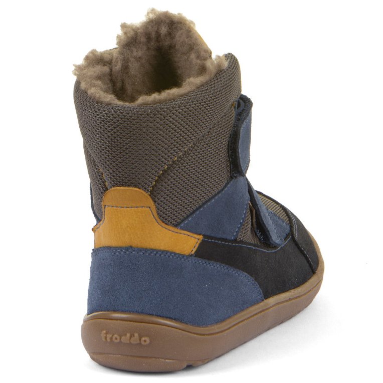 Froddo Wodoodporne zimowe Trzewiki Barefoot Up Tex Winter Denim - obrazek 5