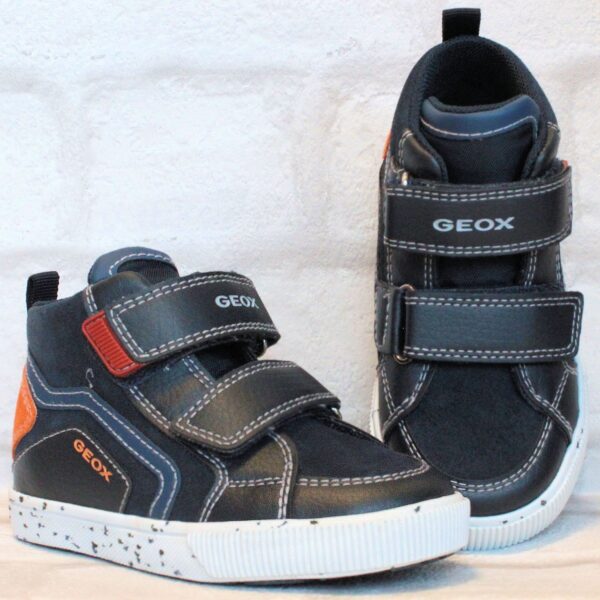 Geox Trampki B KILWI B. C Navy Orange