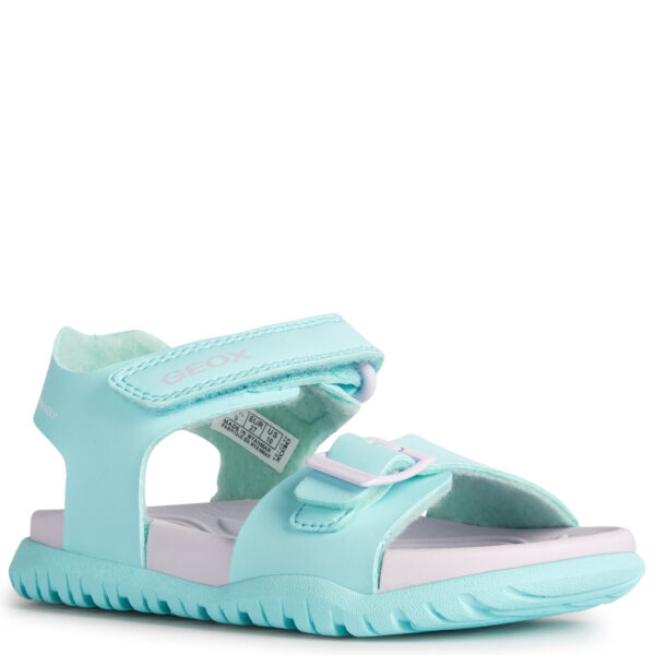 Lekkie piankowe sandałki Geox Water Friendly J Sandal Fusbetto G. A Watersea/Lilac