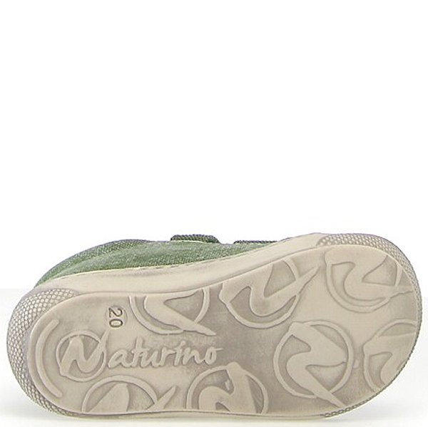 Naturino tekstylne trampeczki Cocoon Dark Green - obrazek 5