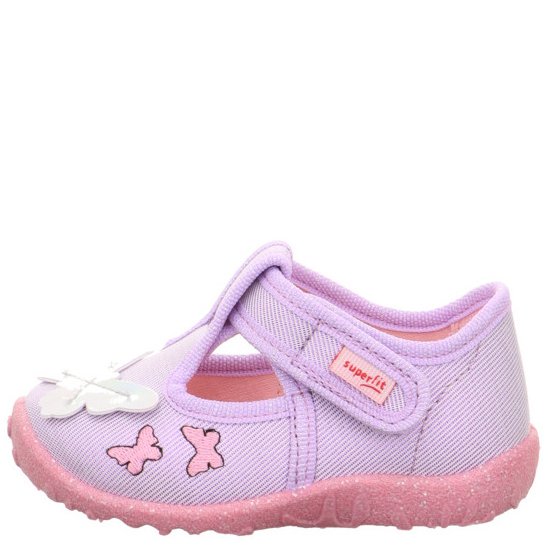 Kapcie Superfit dla dziewczynki SPOTTY Lila - obrazek 2