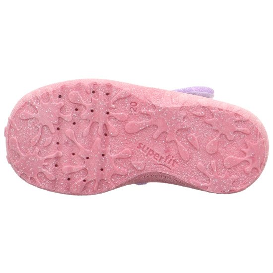 Kapcie Superfit dla dziewczynki SPOTTY Lila - obrazek 6