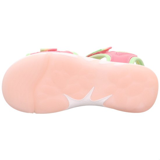 SUPERFIT szybkoschnące sandały dziewczęce Pebbles Rosa/Hellgrun - obrazek 6