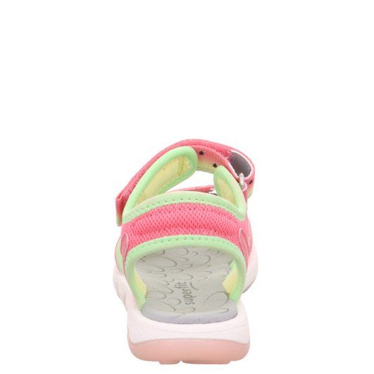 SUPERFIT szybkoschnące sandały dziewczęce Pebbles Rosa/Hellgrun - obrazek 5