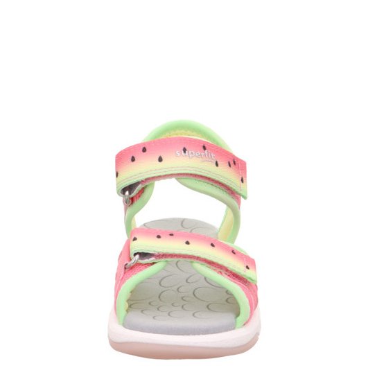 SUPERFIT szybkoschnące sandały dziewczęce Pebbles Rosa/Hellgrun - obrazek 4