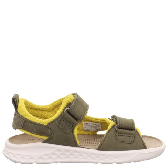 SUPERFIT lekkie sandały Lagoon Midi Grun/Gelb - obrazek 3