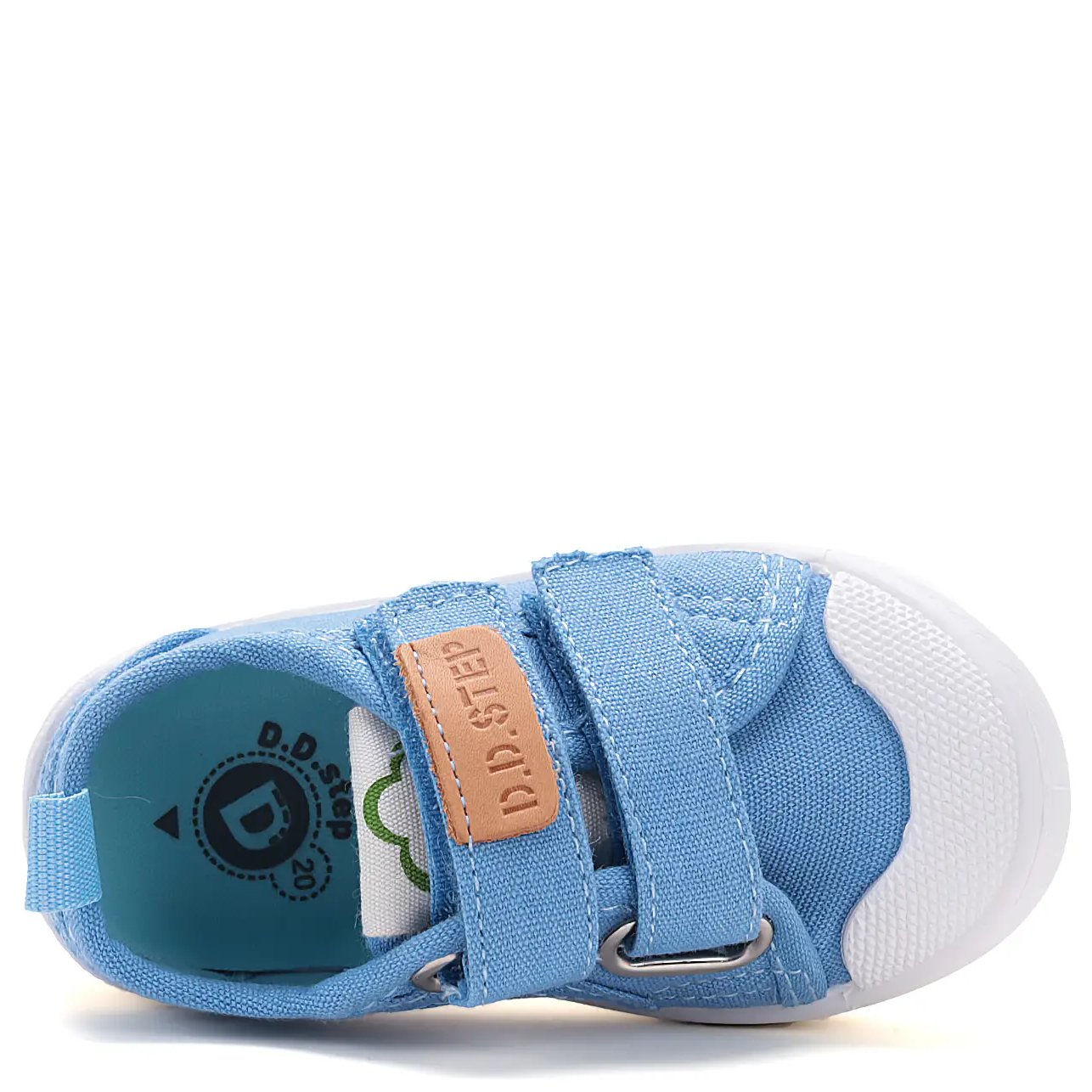 DD Step niebieskie lekkie i przewiewne trampki Barefoot - obrazek 4