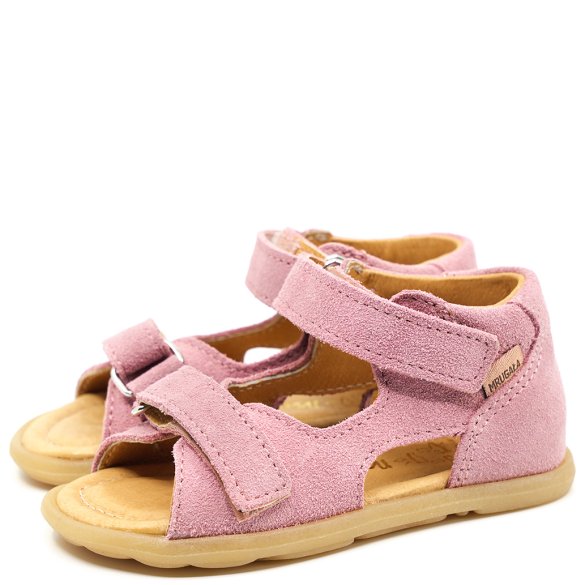 Mrugała różowe sandałki dziecięce FLO Barefoot Flamingo
