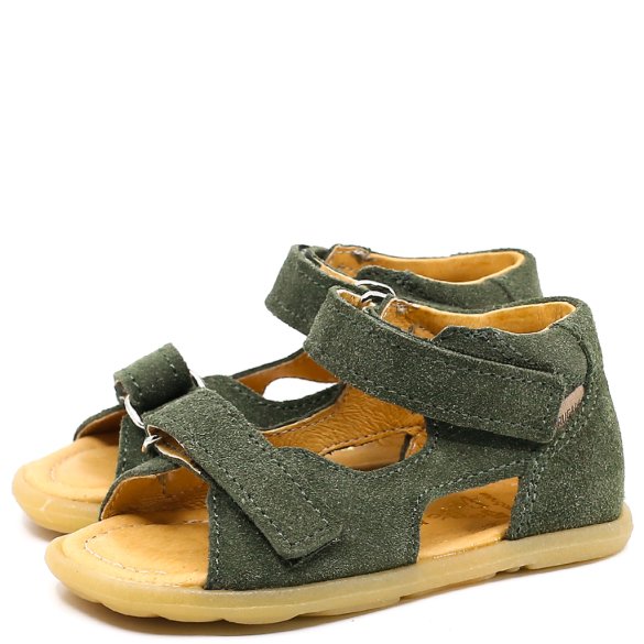 Mrugała niebieskie sandałki dziecięce FLO Barefoot Oliwka