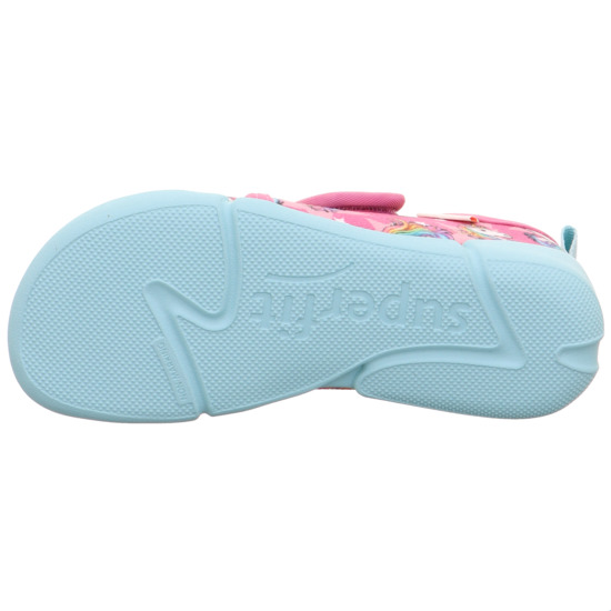 Kapcie dziecięce Superfit Venti 1-006700-5520 różowe w jednorożce