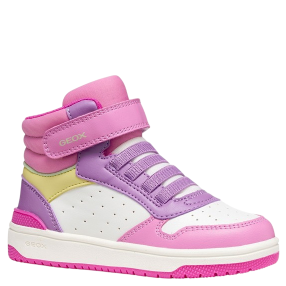 Geox sneakersy dziewczęce J Washiba Girl Dark Pink/Multicolor