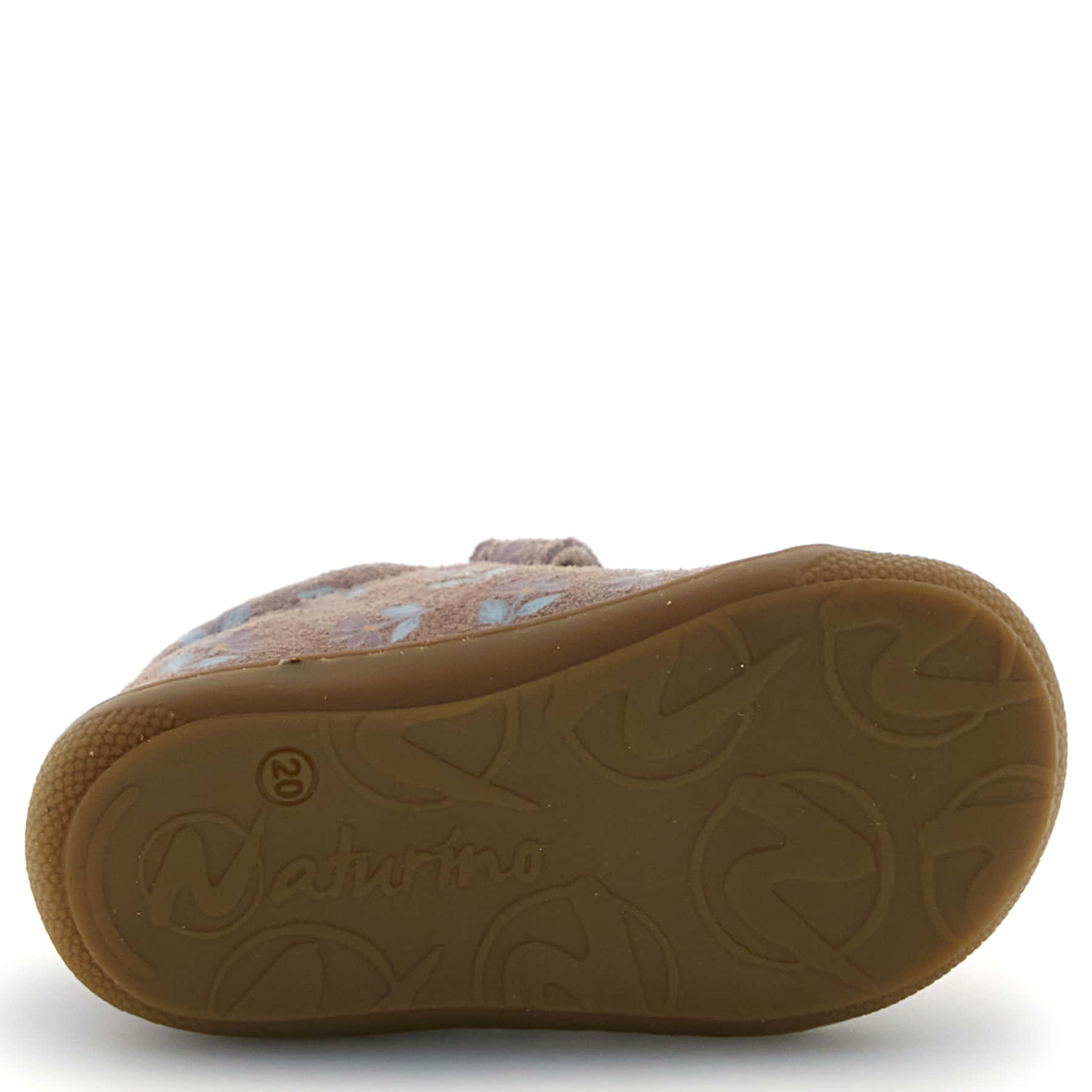 Półbuty Dziecięce Naturino Cocoon w kwiatuszki – Zamszowe Buty na pierwsze kroczki - obrazek 6