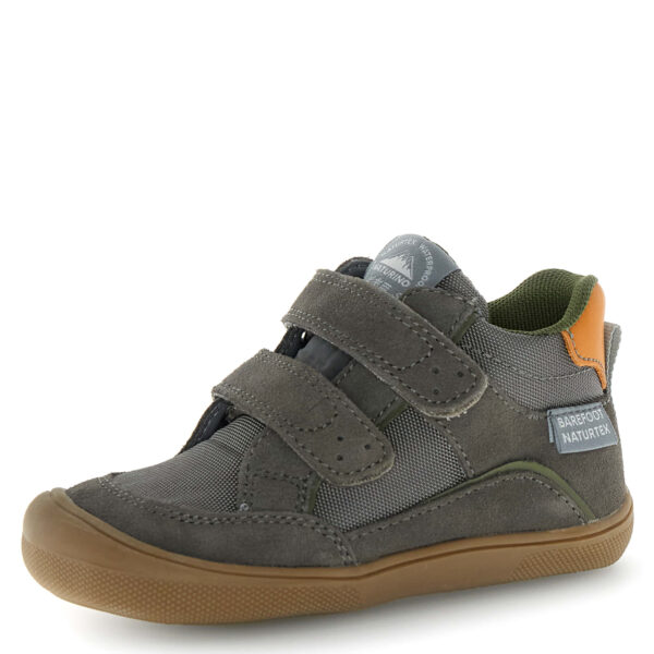 Szare trzewiki dziecięce Naturino Kesy Barefoot Naturtex 0012019431.01.1B80