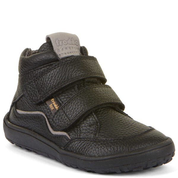 Froddo Wodoodporne ocieplane Trzewiki Barefoot Tex Autumn Leather Black