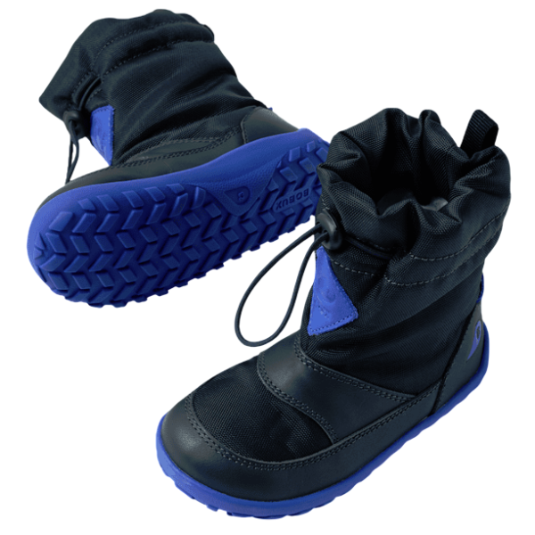 Śniegowce dziecięce Bobux Alpha Paden Arctic Navy 643002 843002 z wełną merino