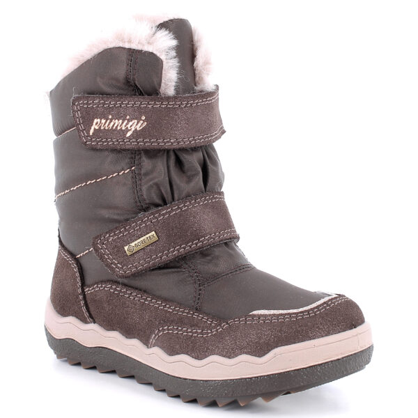 Śniegowce Dziecięce Primigi Gore-Tex 2381033 Brązowe – Zimowe Buty Ocieplane